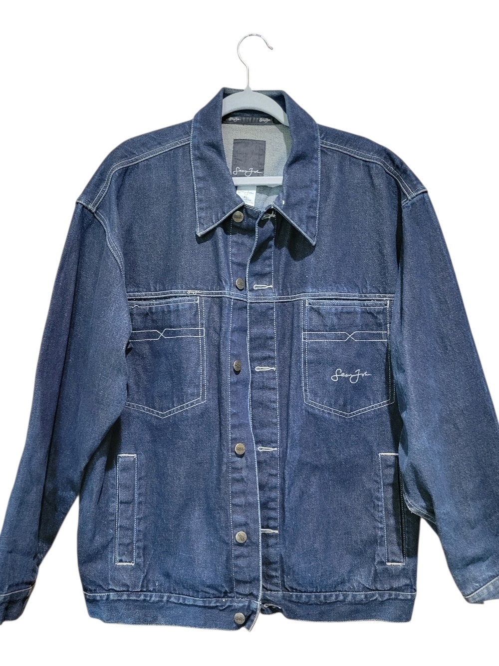 Sean John Dark Blue Denim Jacket